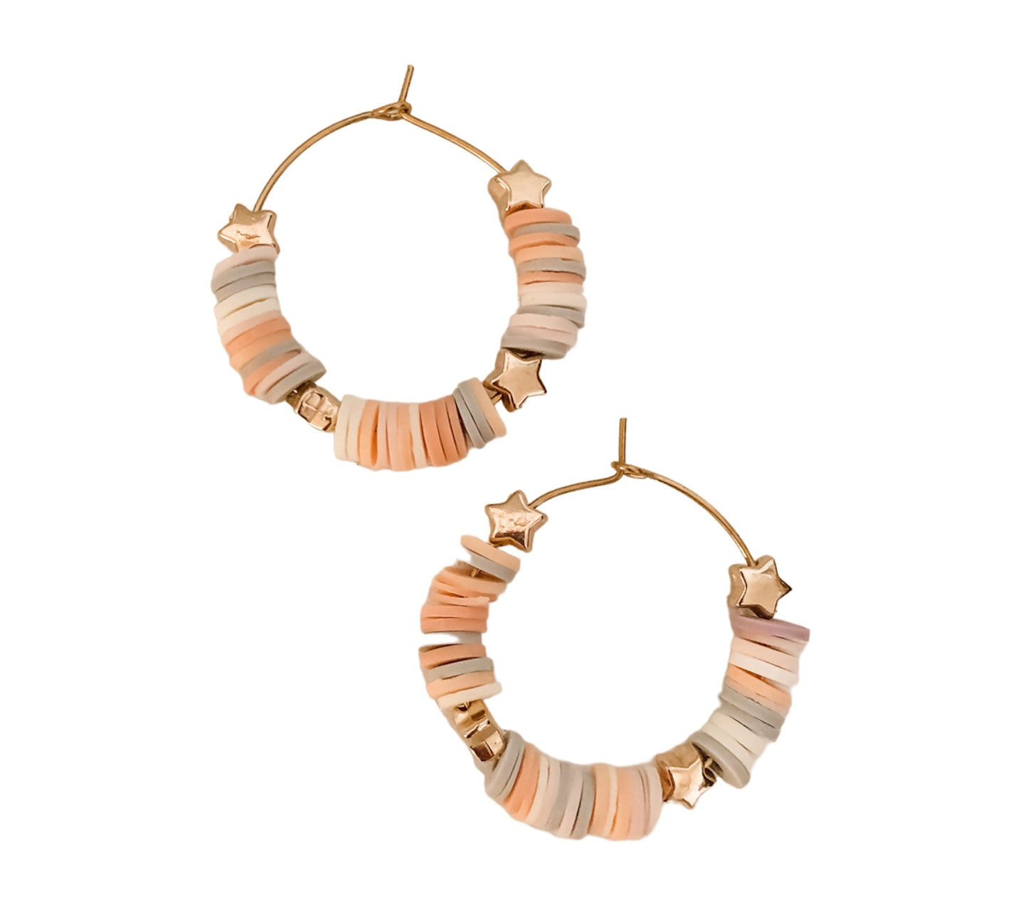 Mini Gold Star Hoops