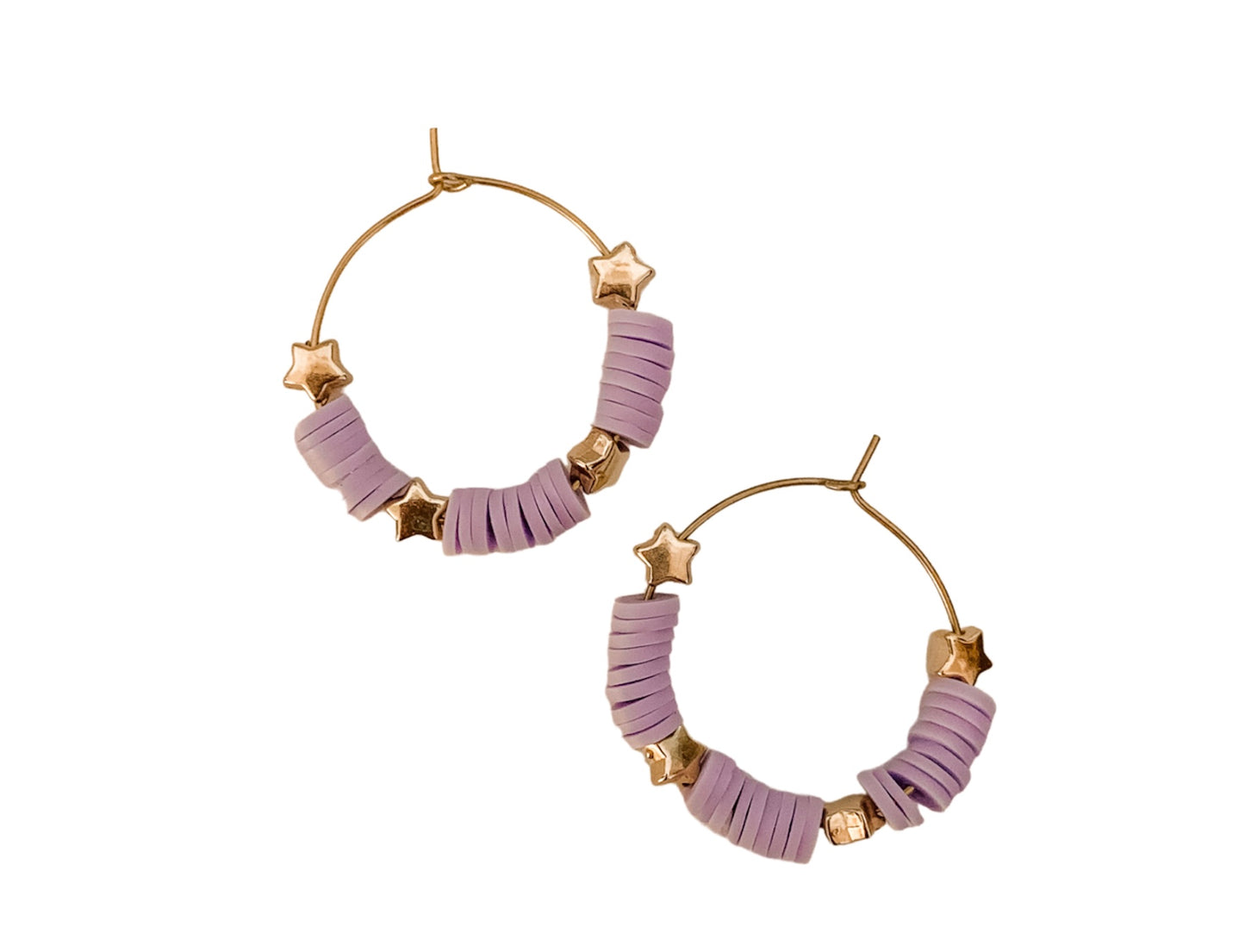 Mini Gold Star Hoops